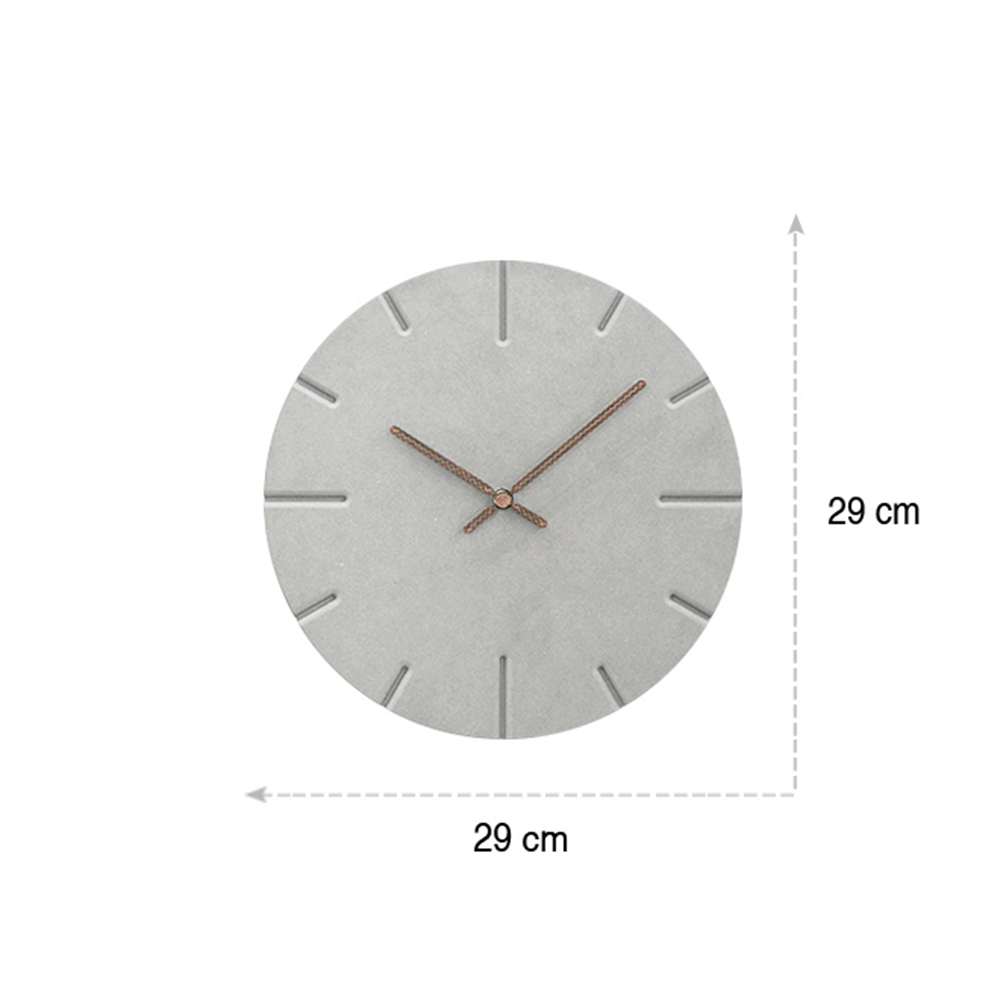 Orologio da parete rotondo moderno minimalista con fori profondi