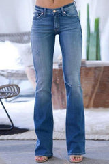 70er-Jahre-Stretch-Hip-Hugger-Jeans (S-4XL)