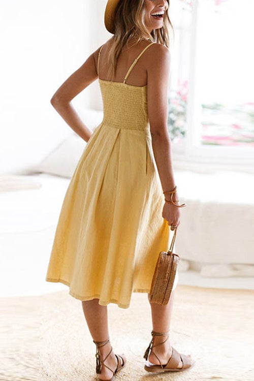 Vacation Delight Bowknot Midi Dress