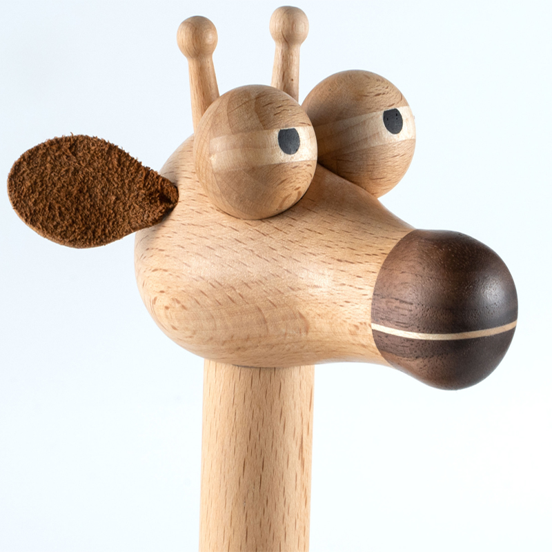 Porte-mouchoirs girafe en bois faits à la main décoration de la maison cadeaux