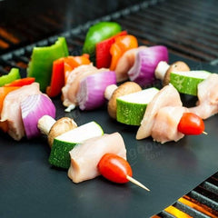 33X40CM Reusable BBQ Grill Mat Non-stick Teflon Mat Baking Liner