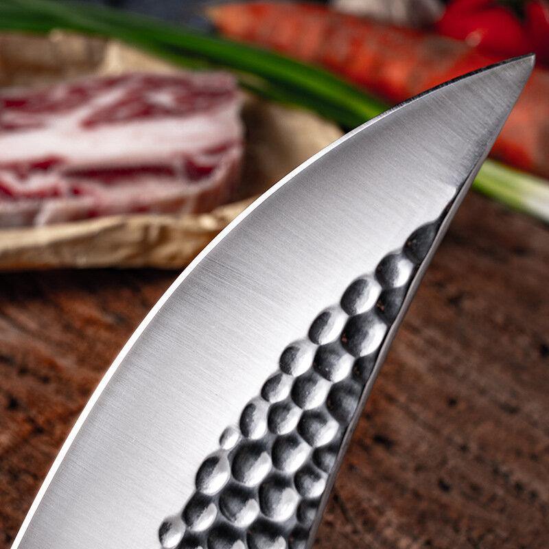 Stainless Steel Boning Knife Kitchen Chef Knife Sharp Utility Butcher Knife Kitchen Cook Tools With Sheath Cover