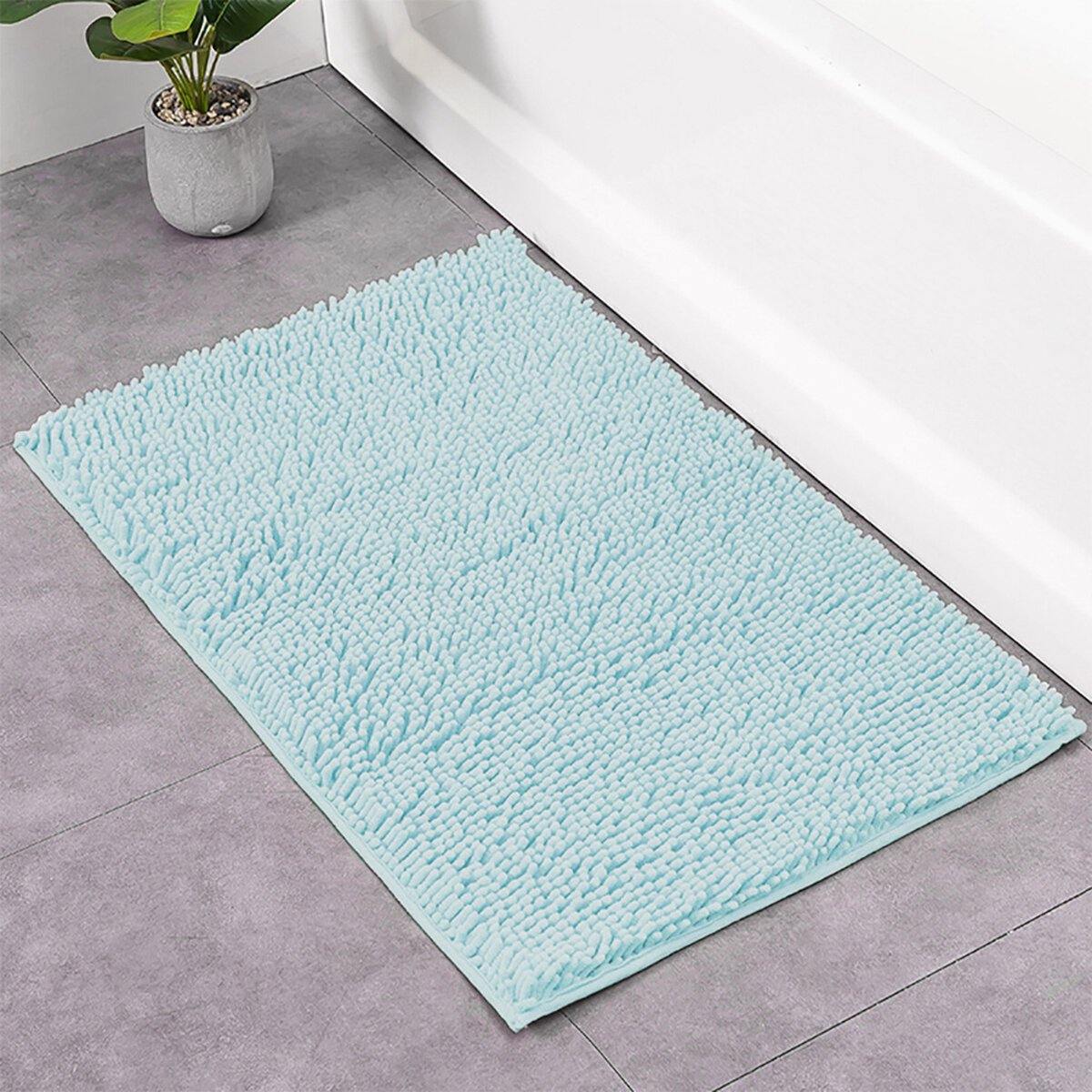 Bath Mat Non-slip Bath Mat Outdoor Shower Mats And Mats Chenille Bathroom Floor Mat Bathroom Door Mat