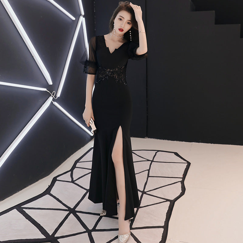 Banquet Noble And Elegant Host Celebrity Evening Dress