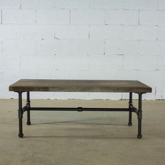 Modern Industrial Rectangular Coffee Table