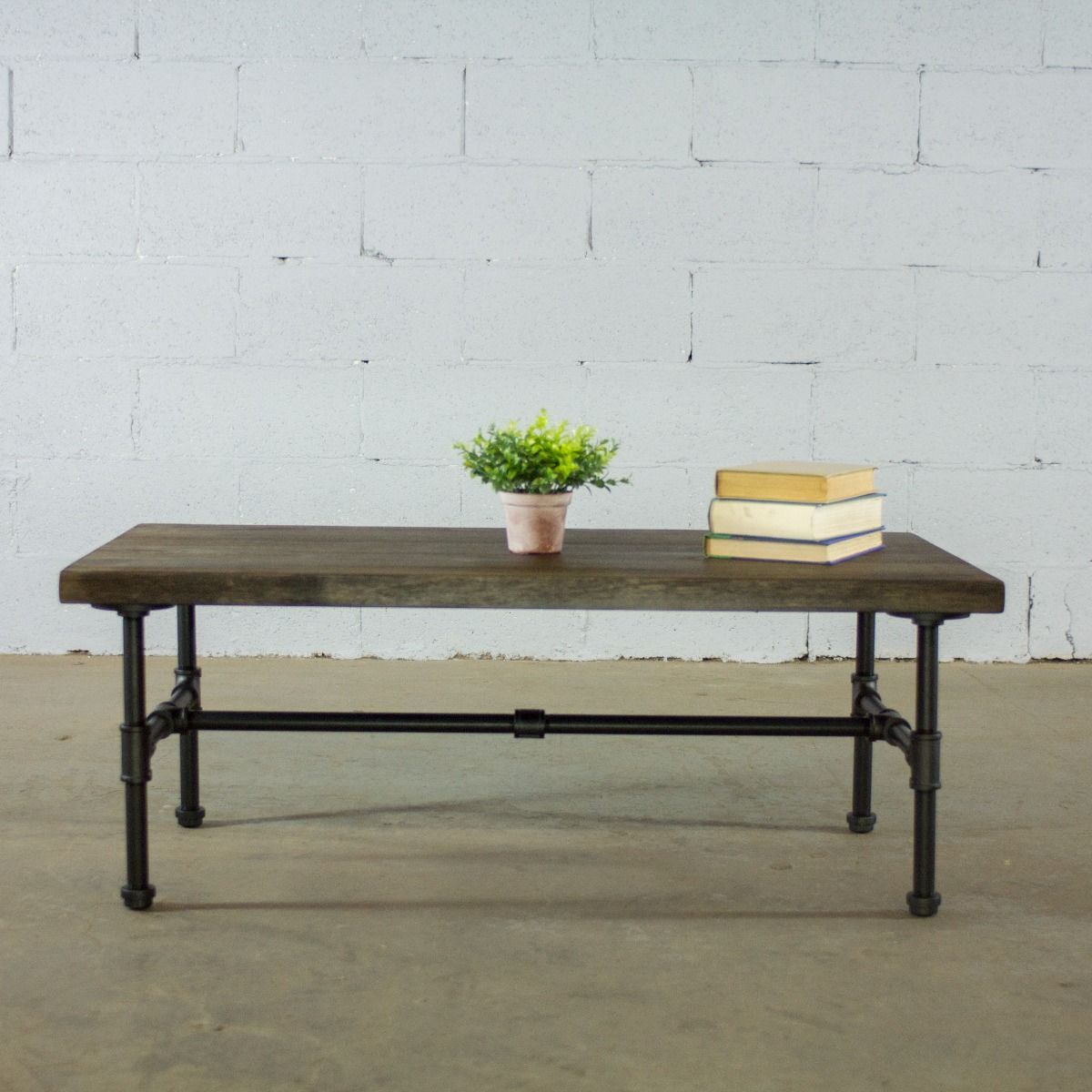 Modern Industrial Rectangular Coffee Table