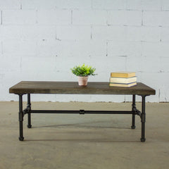 Modern Industrial Rectangular Coffee Table