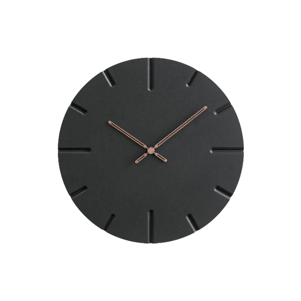 Orologio da parete rotondo moderno minimalista con fori profondi