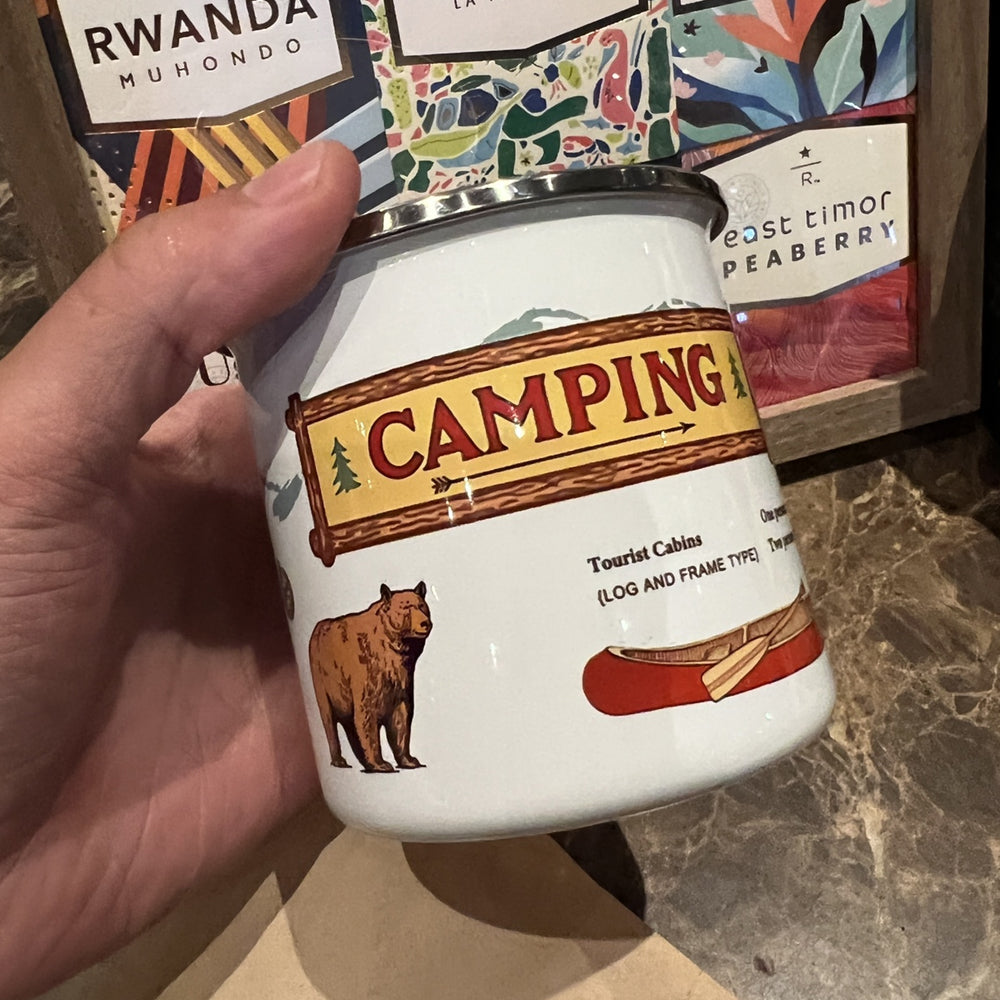 Camping New Bone Campfire Coffee Mug Tea Cup 350 ml