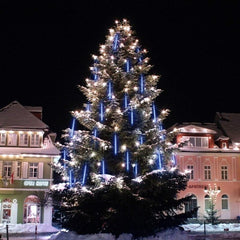 (Weihnachtsaktion 50 % Rabatt) Schneefall-LED-Lichterset 