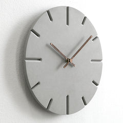 Orologio da parete rotondo moderno minimalista con fori profondi