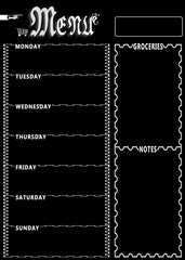 Kalendermagnet, Wochenplan, Monatsplan