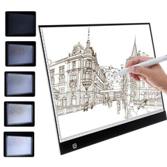 A3/A4 LED Copy Board Art Craft Drawing Tracing Tattoo Light Box Pad + USB Cable