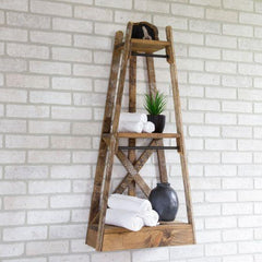 Magnolia - Three Tier Rustic Shelves