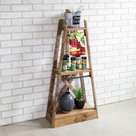 Magnolia - Three Tier Rustic Shelves