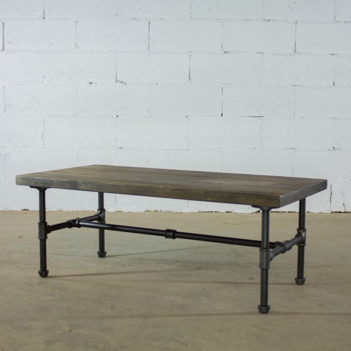 Modern Industrial Rectangular Coffee Table