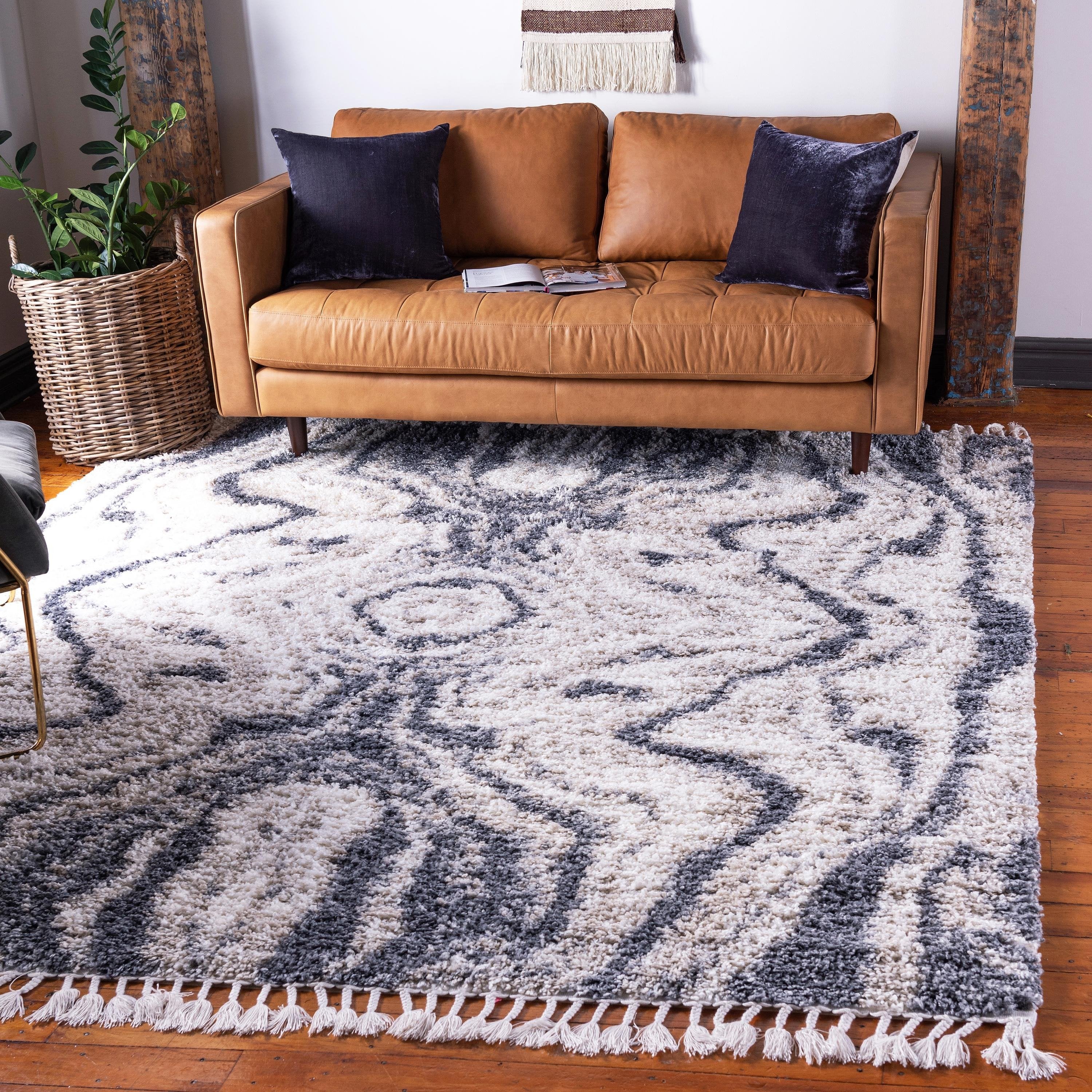 Quinten - Marble Color Mix Shaggy Rug