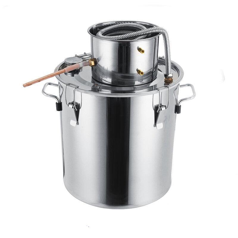 3GAL/5GAL/8GAL Water Distiller Alcohol Distiller Stainless Boiler Liquid Making Equipment Kit