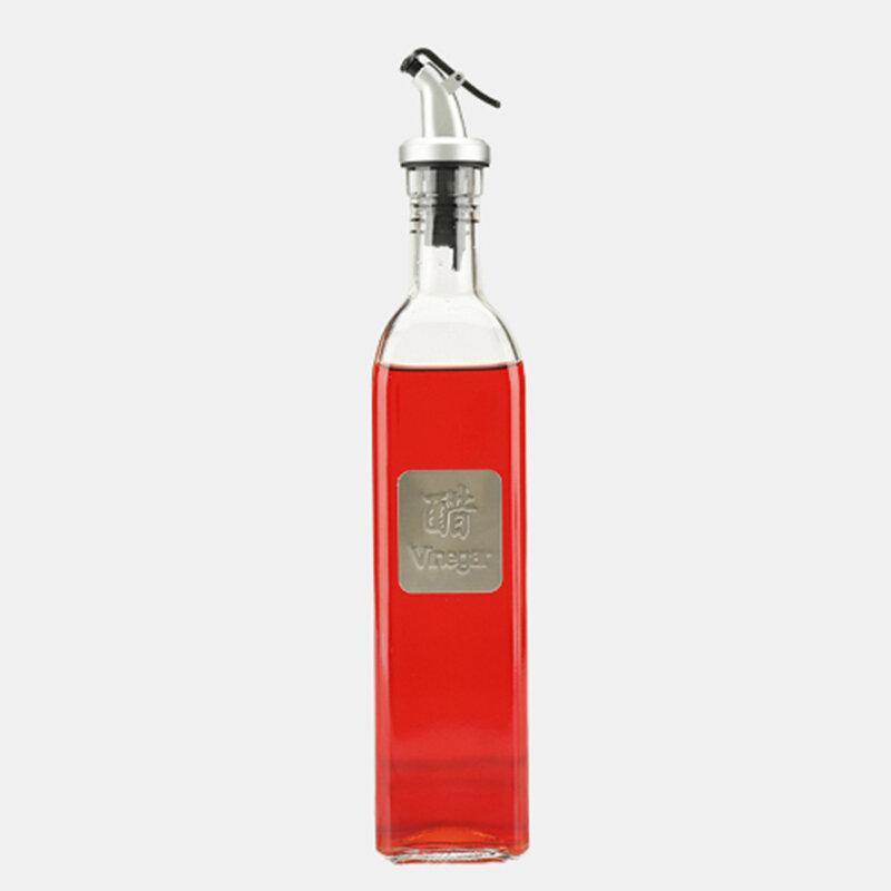 1Pc Glas Sauce Essig Öl Flasche Öl Dispenser Container Sauciere Würze Gewürz Flasche Olivenöl Spender Küche 