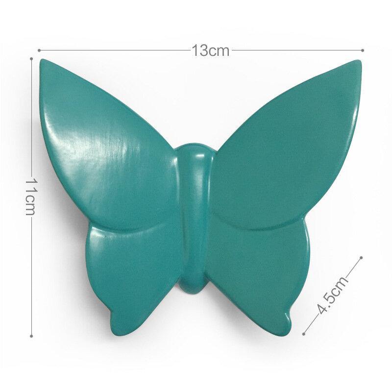 3D Resin Butterfly for Wall Poster Home Decoration TV Back Ground Wall Decoration Resin Artware Stickers