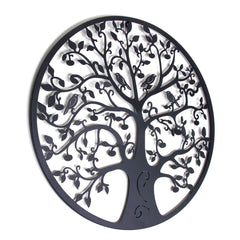 Round Wall Hanging Decorations Diameter 60cm Tree of Life Iron Art Home Hanging Ornament