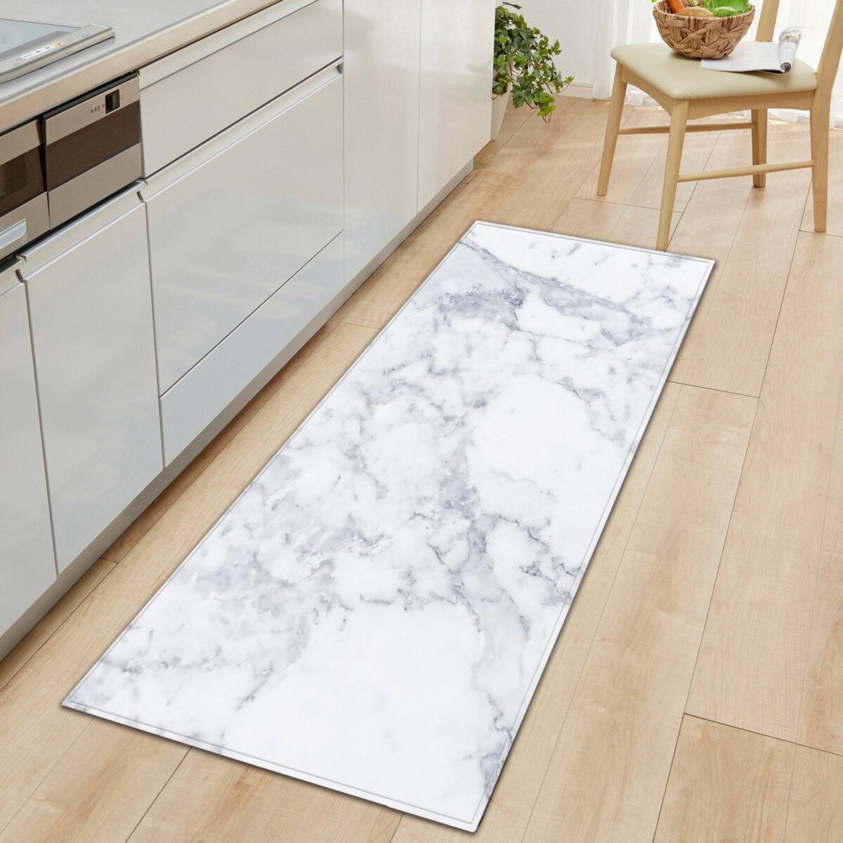 Non-Slip Kitchen Floor Mat Washable Machine Rug Hallway Absorption Doormat Entrance Balcony Hotel Carpet