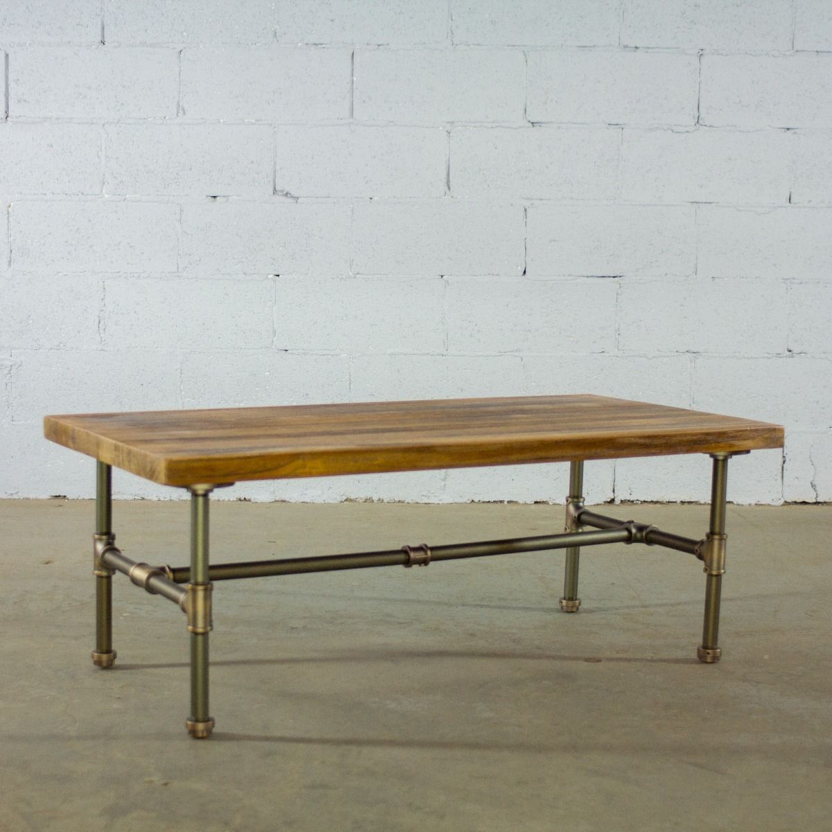 Modern Industrial Rectangular Coffee Table