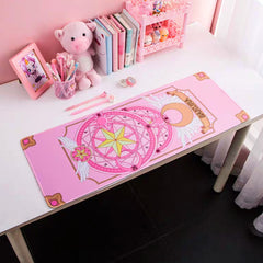 Tappetino per mouse esteso lungo Sailor Moon e Card Captor Sakura