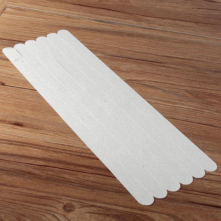 6Pcs PVC Bathroom Ceramic Tile Floor Anti Slip Stickers Bathtub Safety Tape Mat