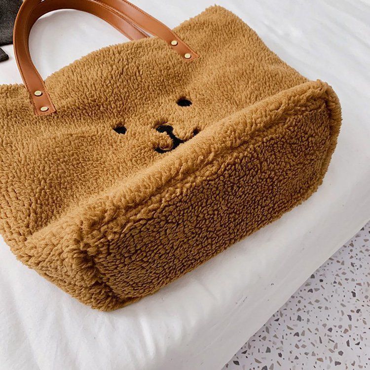 Plush Girl Handbag Kawaii Cute Big Bag