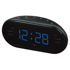 VST ST-3 Led AM FM Radio Digital Brand Alarm Clock Backlight Snooze Electronic Designer