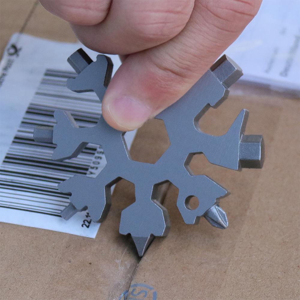 【LAST DAY SALE】18-in-1 Stainless Steel Snowflake Multi-Tool