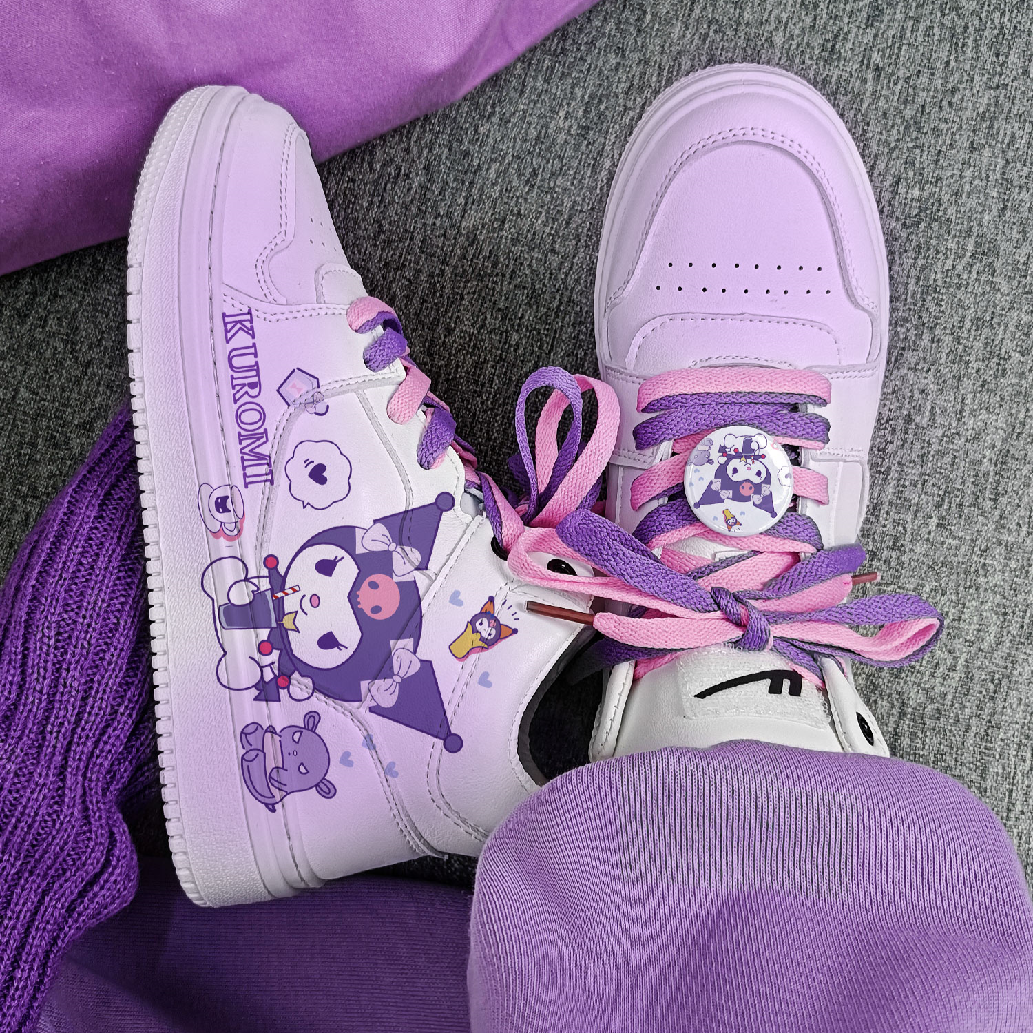 Süße Kawaii Kulomi High-Top-Bequem-Sneaker