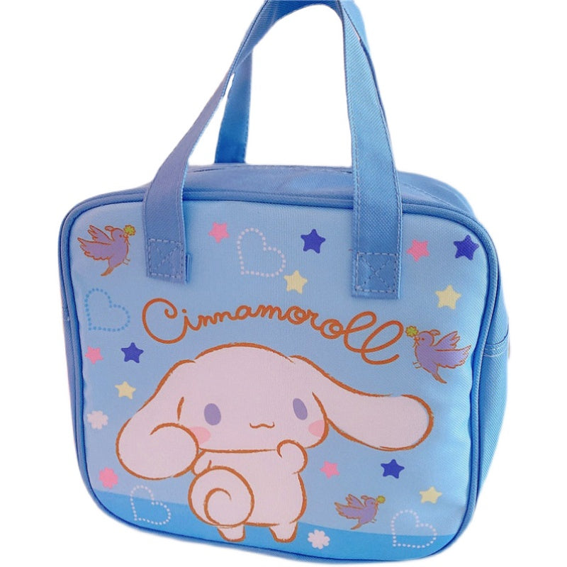 Isolierte Lunchbox mit niedlichem Kitty-Motiv, Tragetasche, Lunch-Organizer