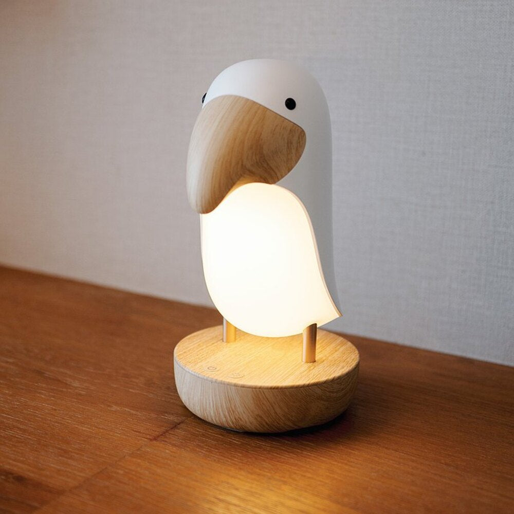 Textured Healing Bird Night Light