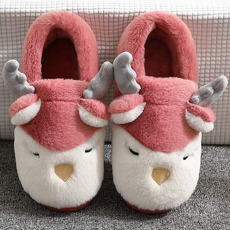 Cute Antler Ears Comfy Slippers