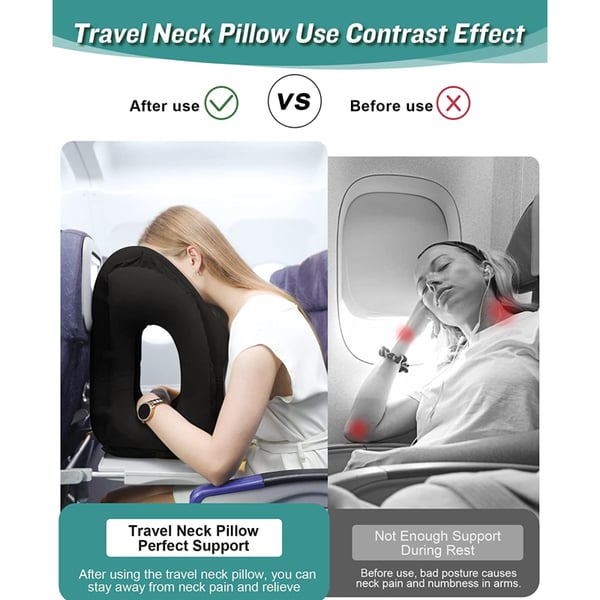 【LAST DAY SALE - 50% OFF】🔥Inflatable Travel Pillow