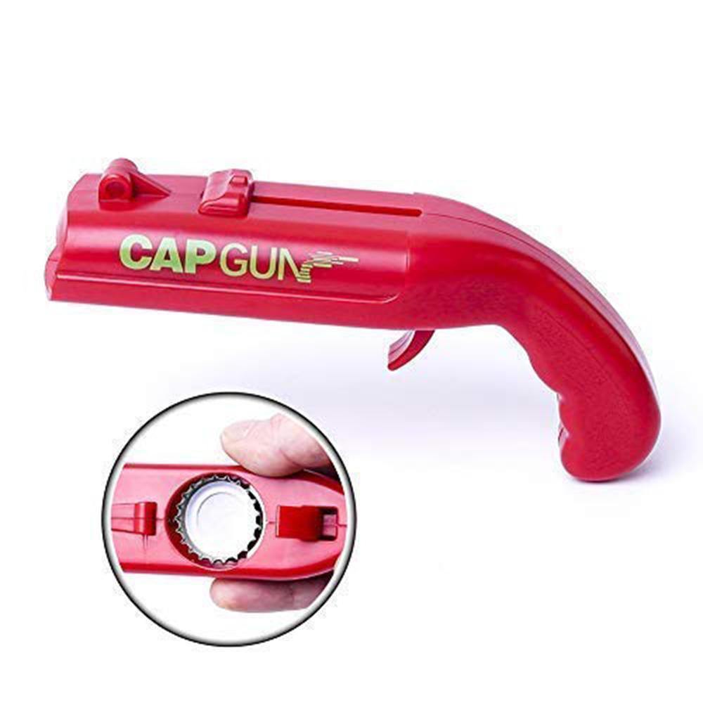 ABS Creative Cap Launcher Shooter Bottle Opener Magnetic Drink Opener for Home Party Drinking