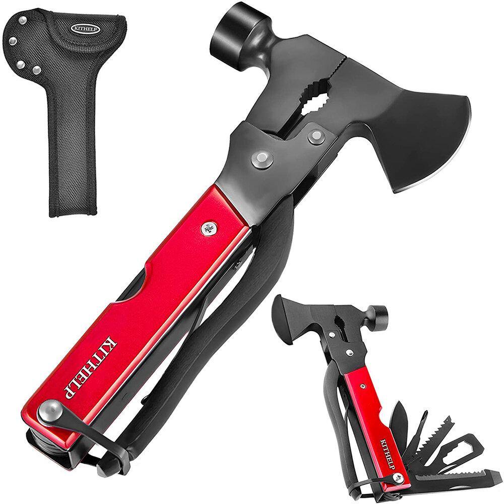 14-in-1 EDC-Klapp-Multitool-Messer-Set, Hammersäge, Schraubendreher, Zange, Flaschenöffner, langlebige Hülle, Camping-Ausrüstung, Survival-Multitool-Zubehör, Outdoor-Werkzeuge 