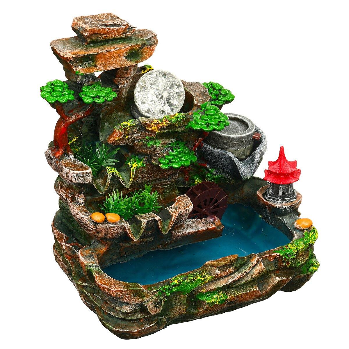 Calming Fountain Water Feature Ornament Home Decor Relaxing Soothing Indoor