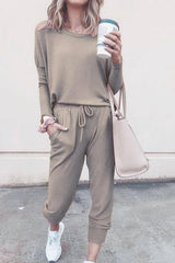 Comfy T-shirt&Pants Two Pieces Set