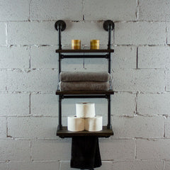 Three Tier Wall Mounted Shelves