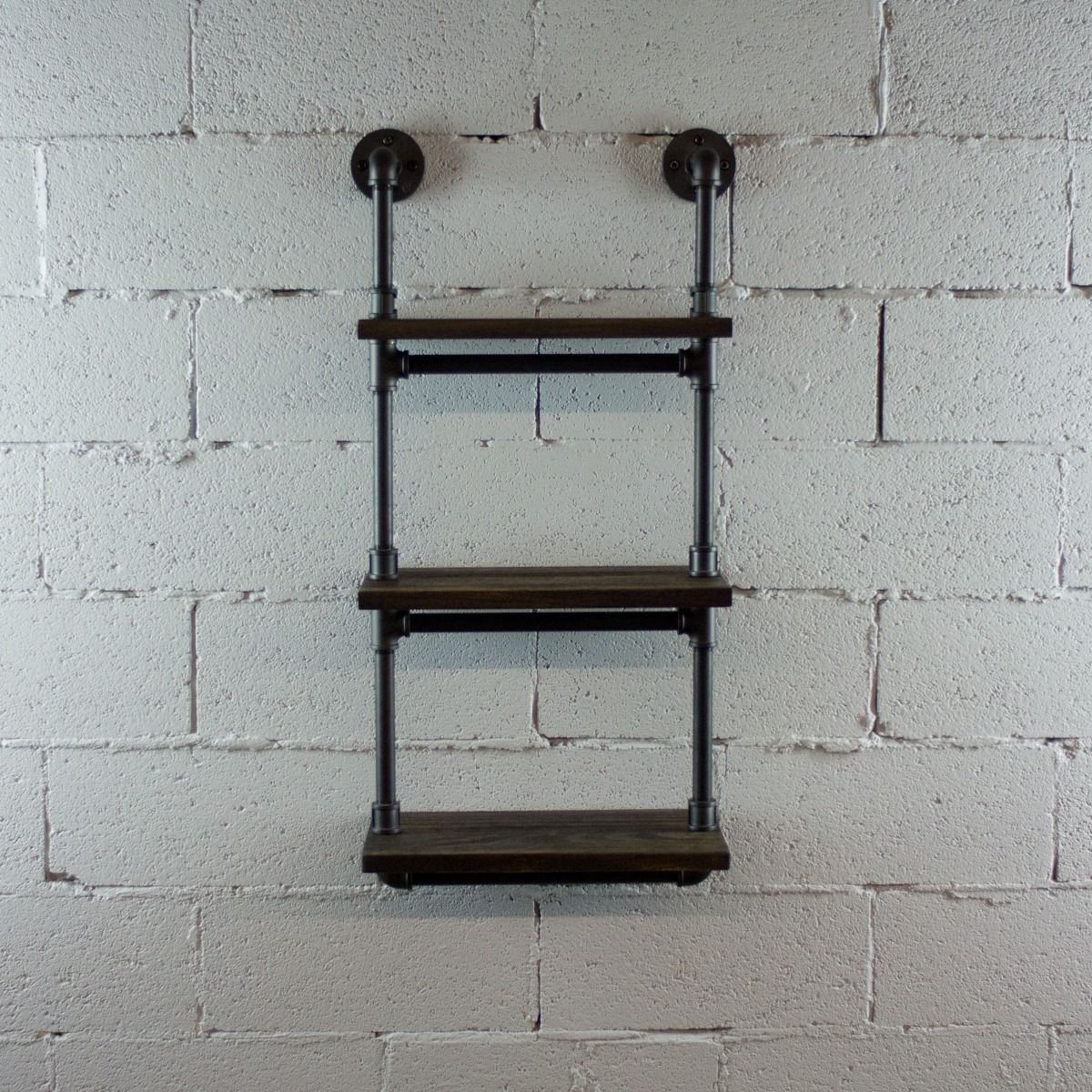 Three Tier Wall Mounted Shelves