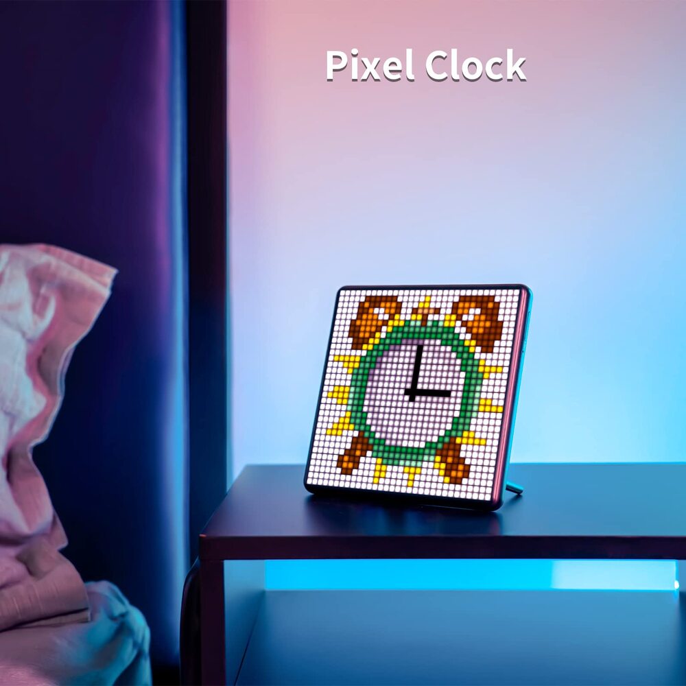 Divoom Pixoo Max Pixel Display, APP-Handysteuerungsdisplay mit 32 x 32 programmierbarem LED-Bildschirm