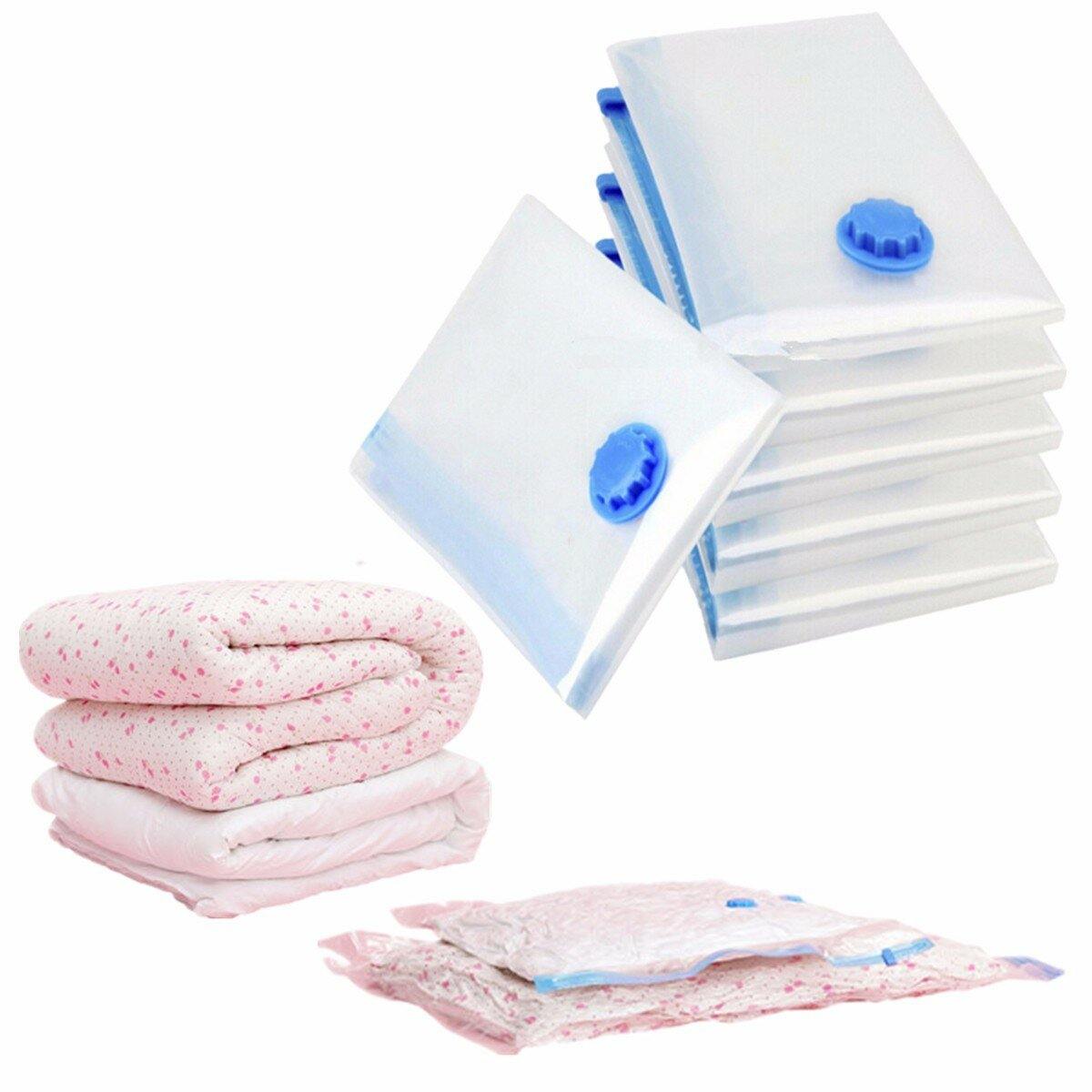 5 PCS Vacuum Storage Bag Space Saving Anti Pest Clothes Quilts Storage Bag