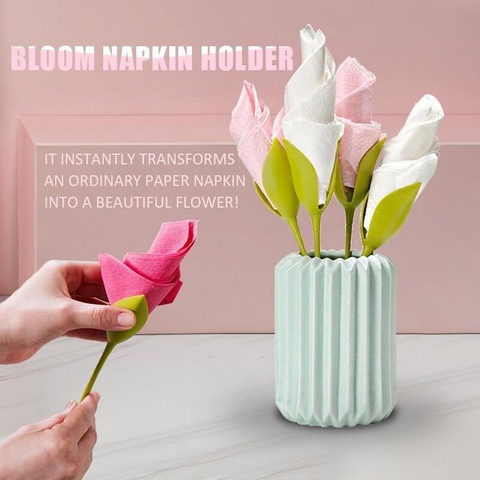 【🎉Last Day Save 48% OFF】Bloom Napkin Holder - Make life romantic