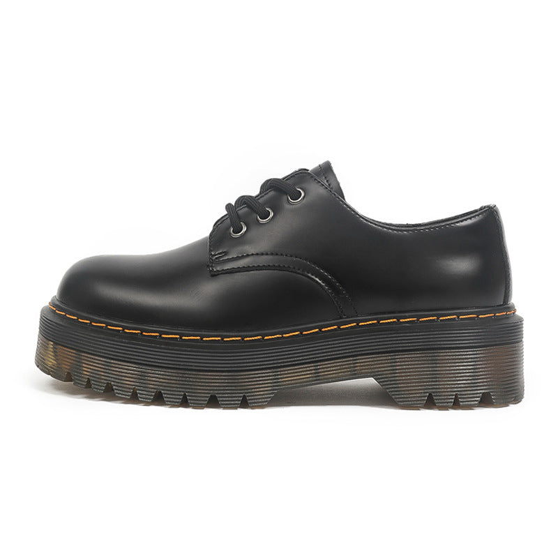 Mocasines con cordones Oxfords con plataforma para mujer