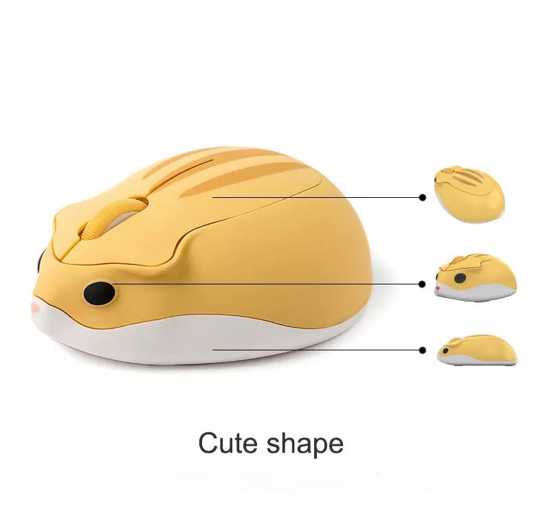 Cute Kawaii Wireless Hamster Mouse