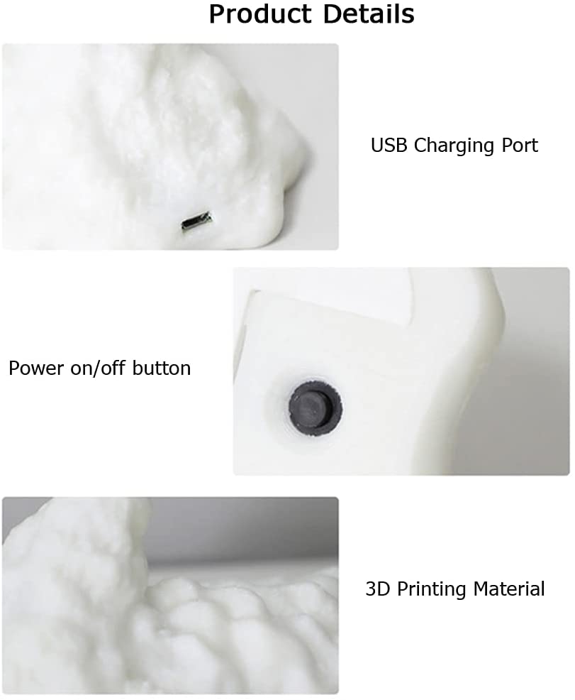 Fire Dragon 3D Printed Night Lampwith USB Rechargeable