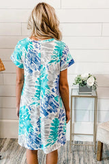 Tie Dye Shirt Dress